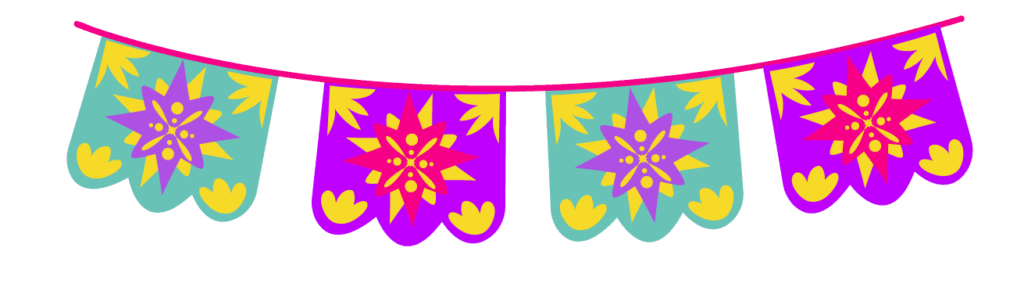 Ilustración guirnalda colores