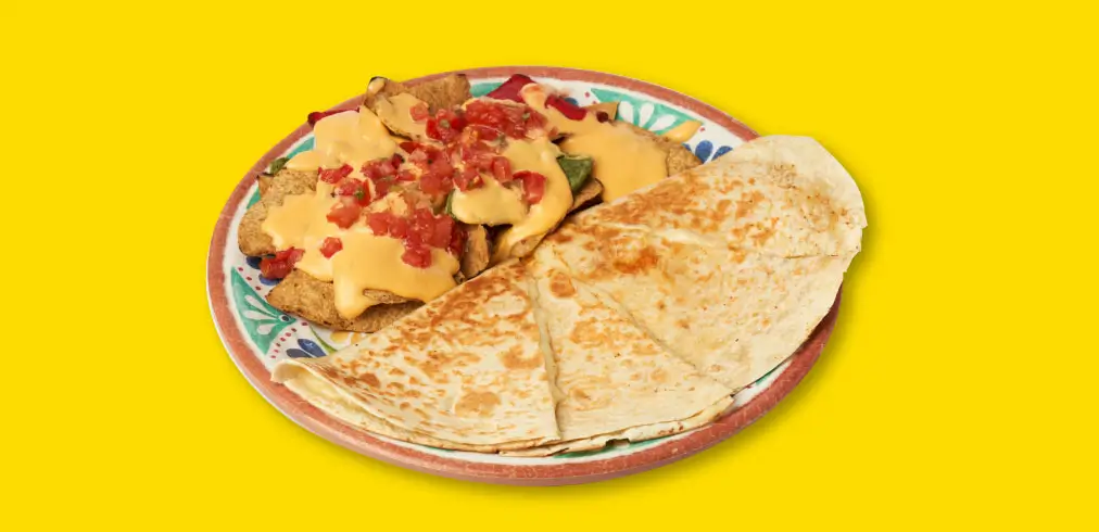 Quesadillas, tortillas de trigo rellena de queso