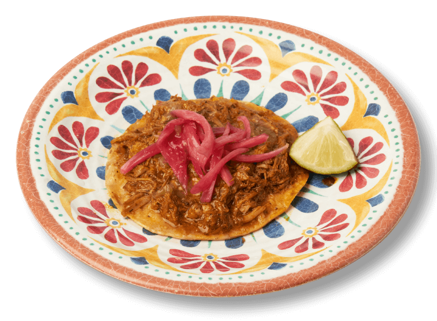 Taco conchinita pibil