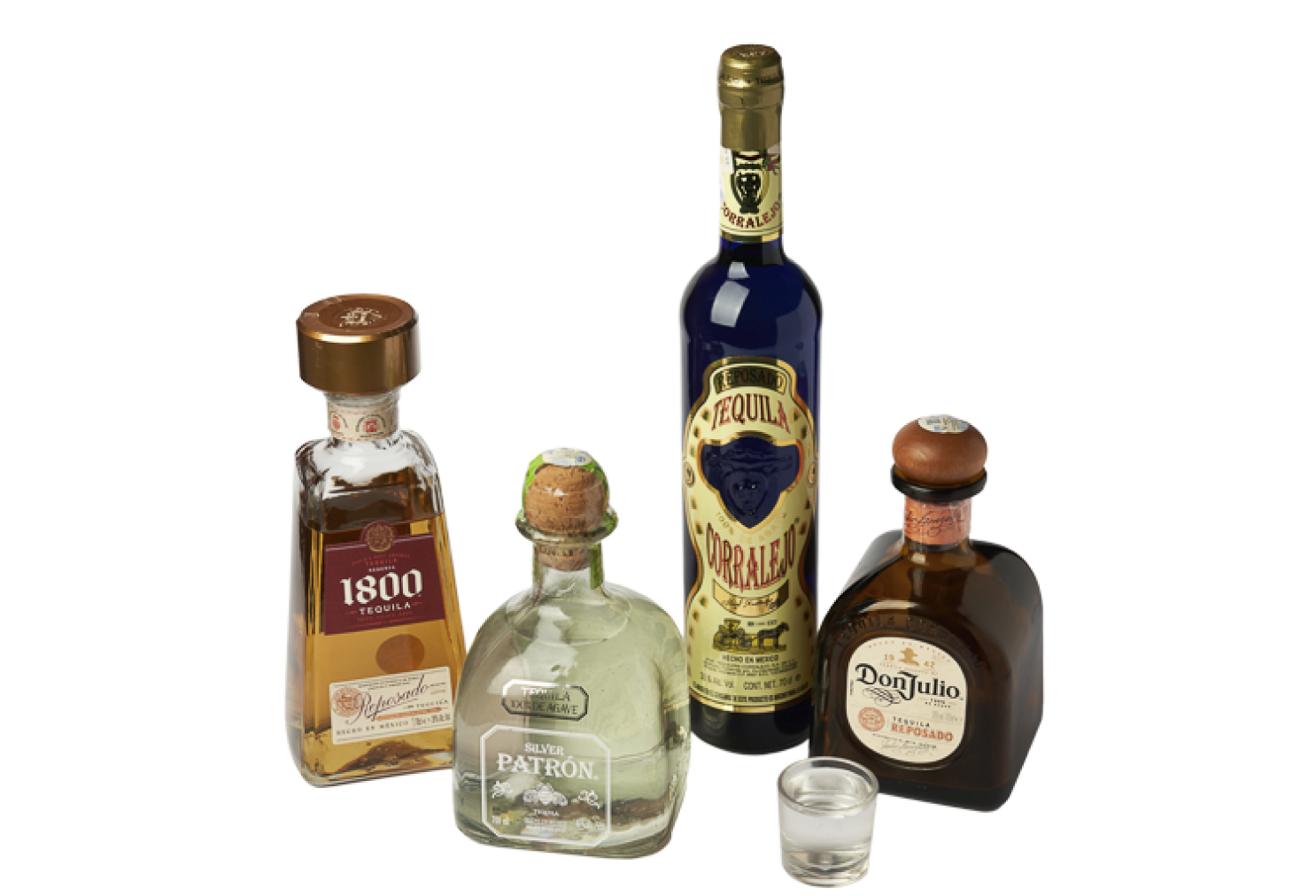 Varias botellas de tequila